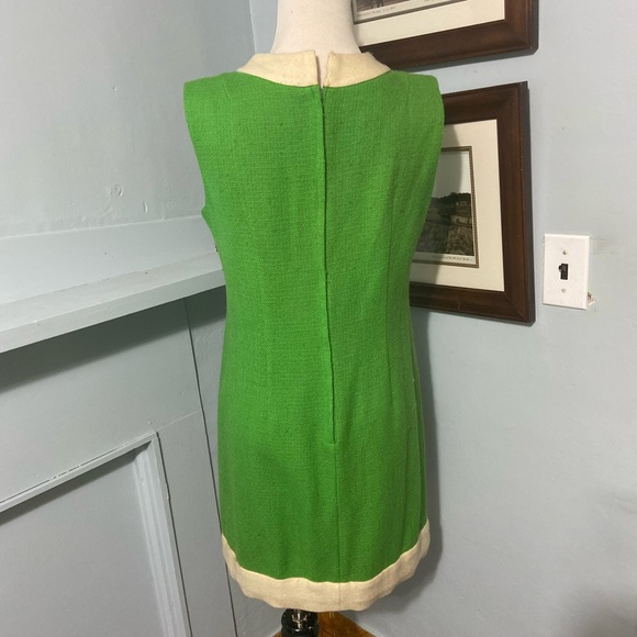 1960s Mod Vintage Green Dress - Picture 5 of 7